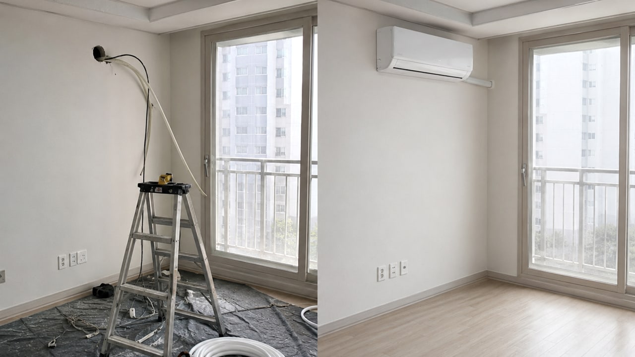 천안 에어컨청소 세부 확인 사진